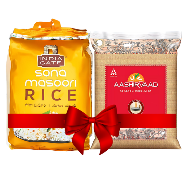 IG Sona Masoori 10kg & Atta 5kg Combo