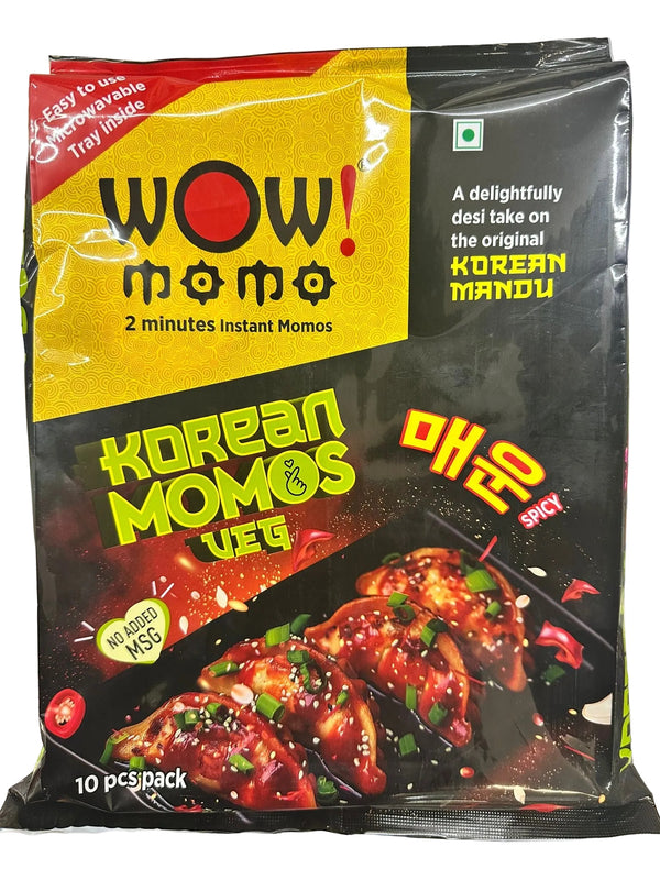 WoW Momos Korean Style Veg 10pc