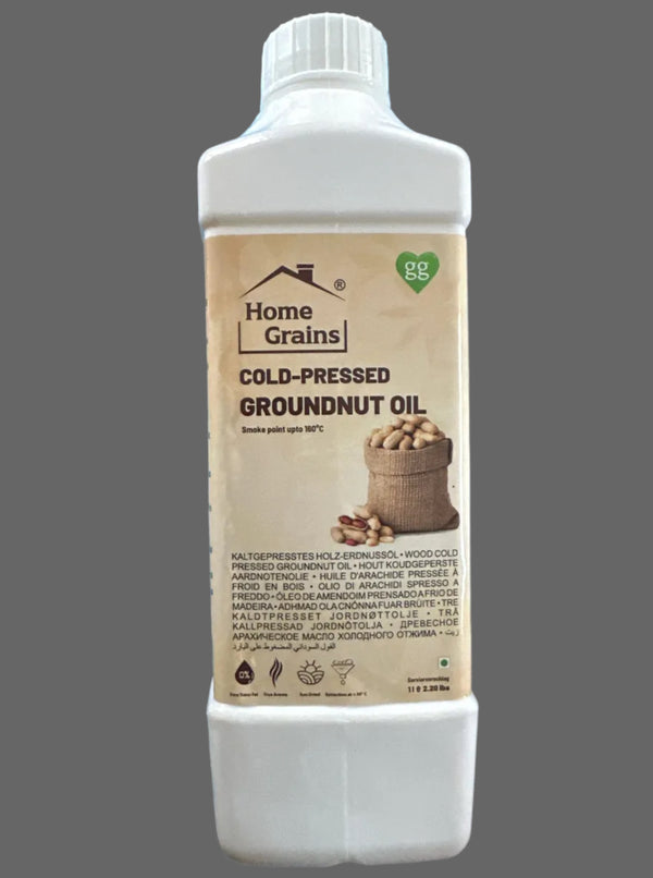HomeGrain Cold Pressed Groundnut Oil 1L