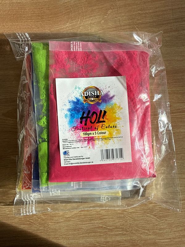 Holi Color 100g*5colour