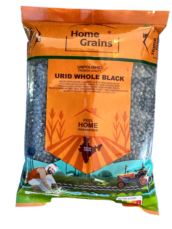 HomeGrain Urid Whole Black Premium 500g