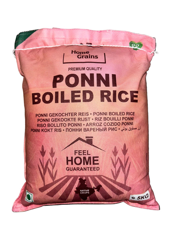 Home Grain Ponni Boiled Rice Premium 5kg