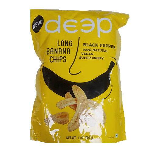 Deep Pepper Long Banana Chips 340g