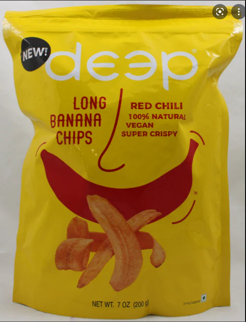 Deep Chilli Long Banana Chips 340g