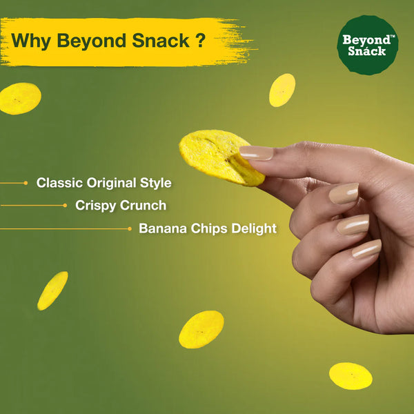 Beyond Snack Banana Chips Original 100g