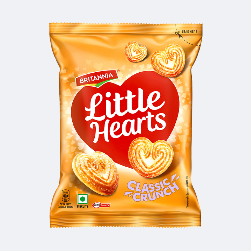Britannia Little Hearts 75g