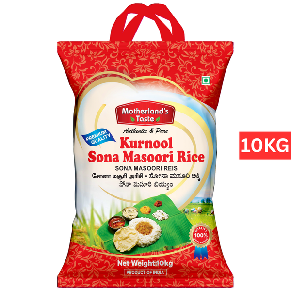 Motherland's Kurnool Sona Masoori Rice 10Kg