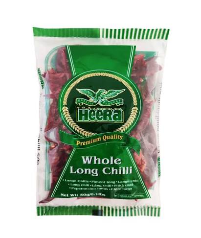 Heera Whole Long Chilli 50gm