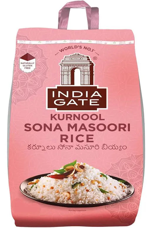IndiaGate Sona Masoori kurnool 5Kg