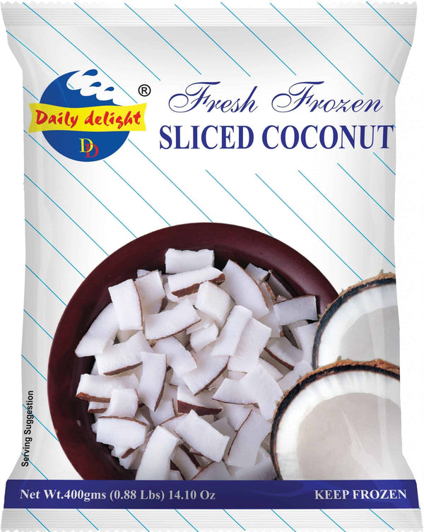 Daily Delight Sliced Coconut - 400 Gm