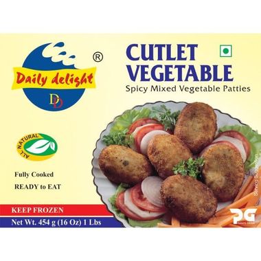 DD Vegetable Cutlet 454gm
