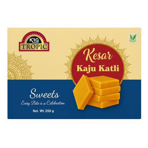 KRG Kesar Kaju Katli 250gm