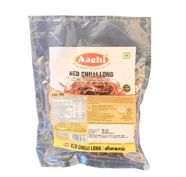 Aachi Chilli Long With Stem 100g