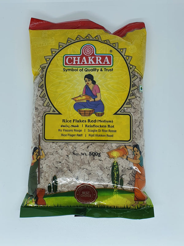Chakra Rice Flakes Red 500gms