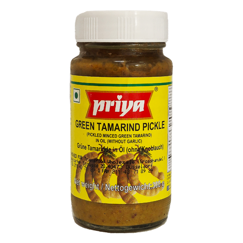 Priya Green Tamarind Pickle In Oil WO Garlic 300 gm