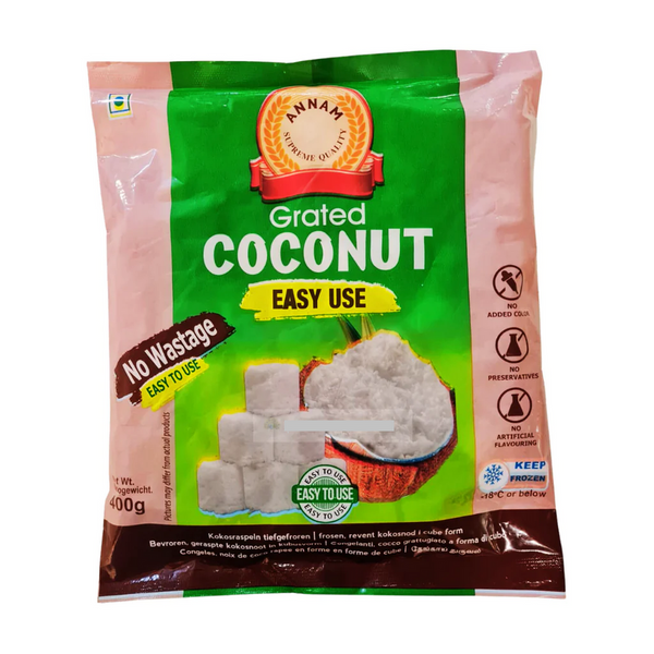 Annam Grated Coconut Easy Use 400gm