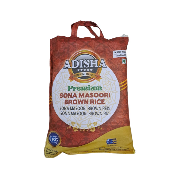 Adisha Brown Sona Masoori Rice 5kg