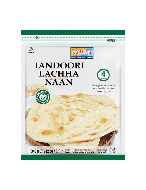 Ashoka Tandoori Lachha Naan 340gm