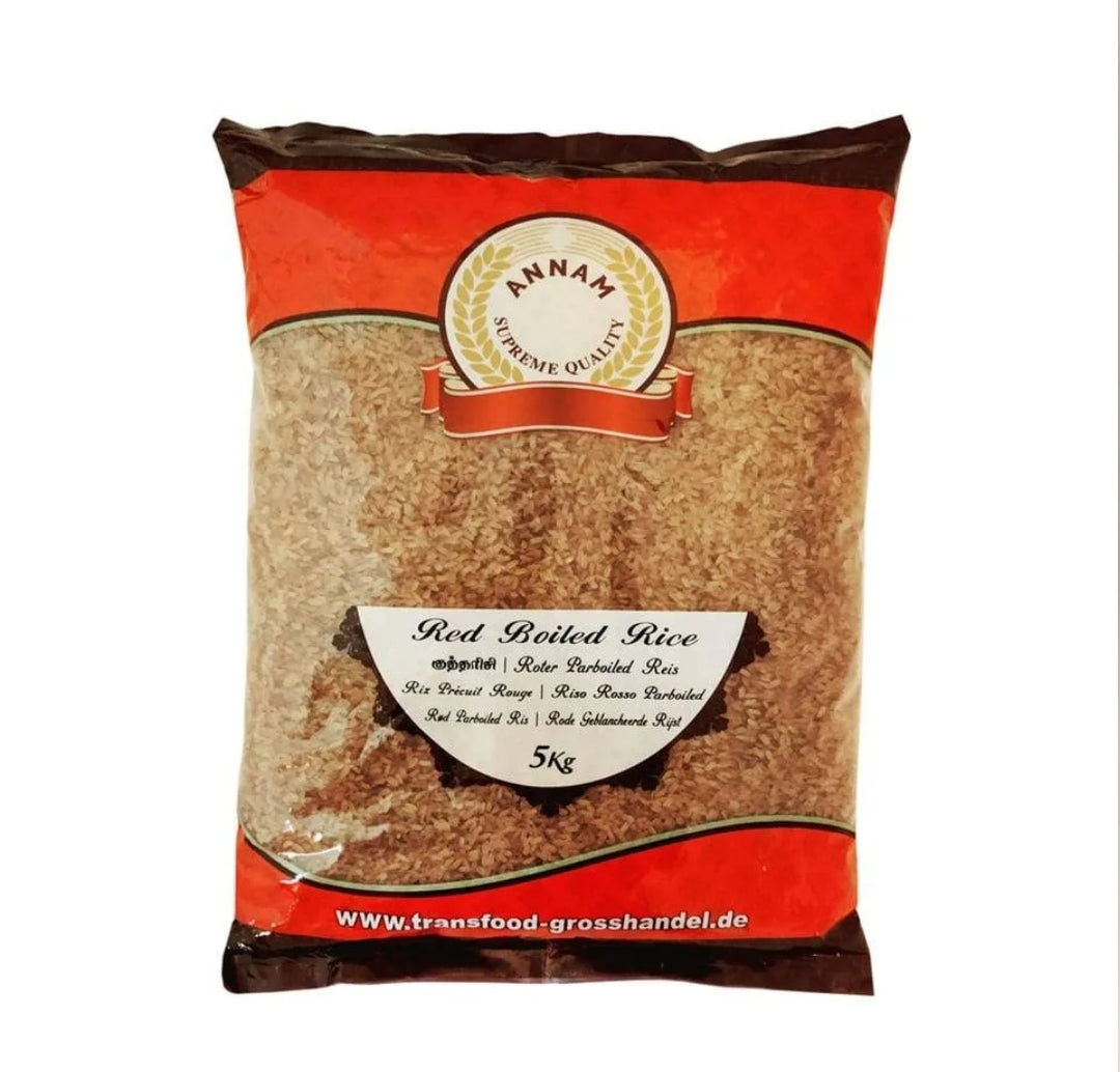 Annam Red Parboiled Rice 5Kg – INDImarkt