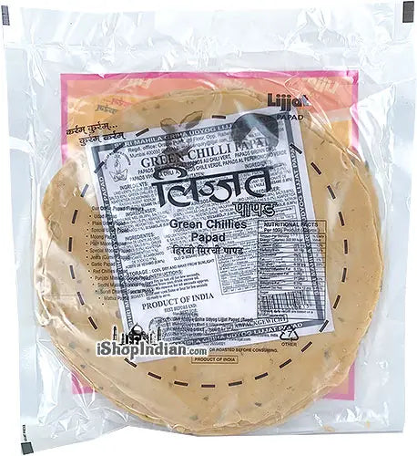 Lijjat Green Chilly Papad