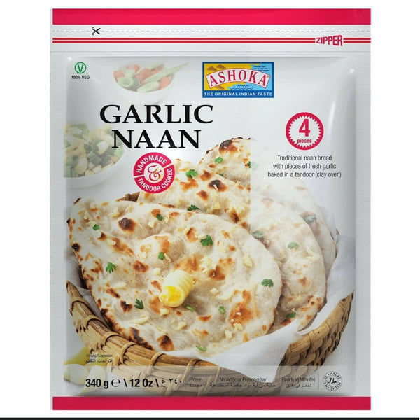 Ashoka Garlic Naan 340g