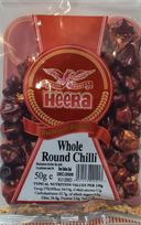 Heera Chilli Whole Round 50gm