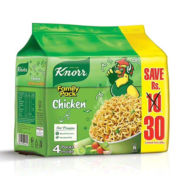Knorr Chicken Family Pack Noodles  200gm